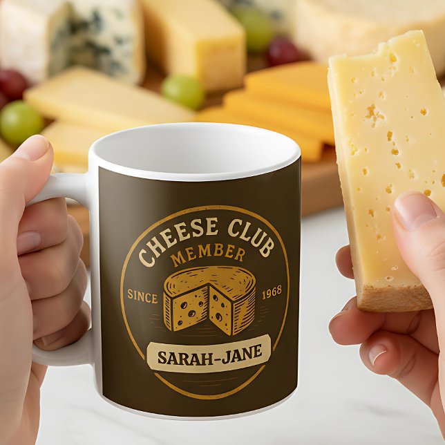 Cheesy-gåva för ostmedlem kaffemugg (Skapare uppladdad)