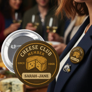 Cheesy-gåva för ostmedlem knapp