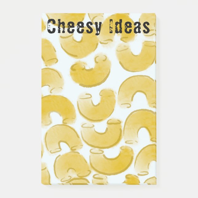 Cheesy Ideas Macaroni Pun Post-it Block (Framsida)