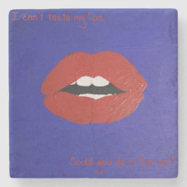 Cheesy Lines for Valentine's Coaster Stenunderlägg