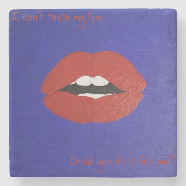 Cheesy Lines for Valentine's Coaster Stenunderlägg (Framsidan)