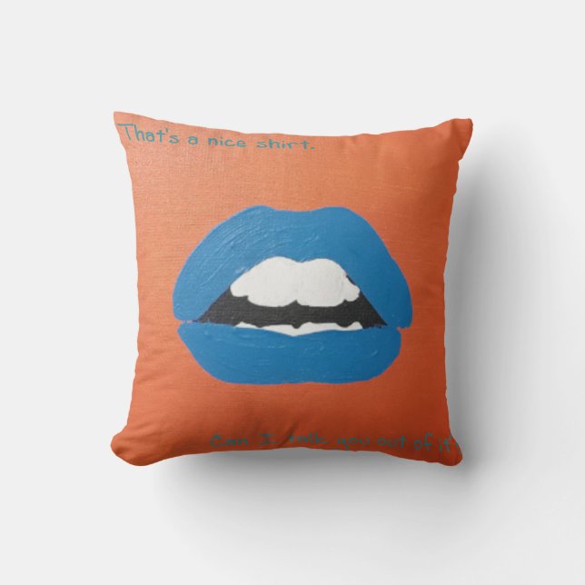 Cheesy Lines for Valentine's pillow Kudde (Framsida)