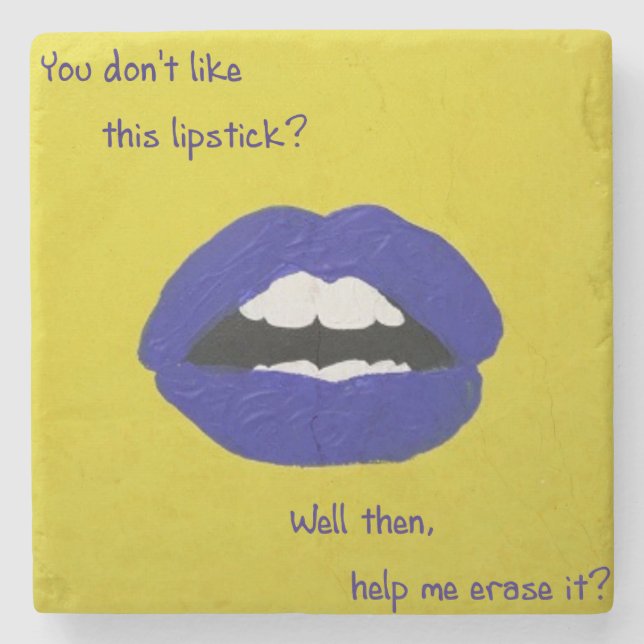 Cheesy Lines for Valentine's Stone Coaster Stenunderlägg (Framsidan)