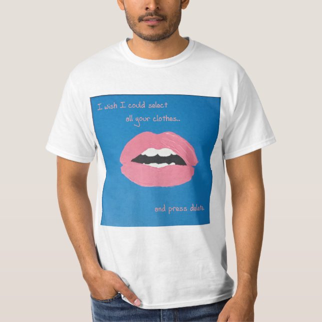Cheesy Lines for Valentine's T Shirt (Framsida)