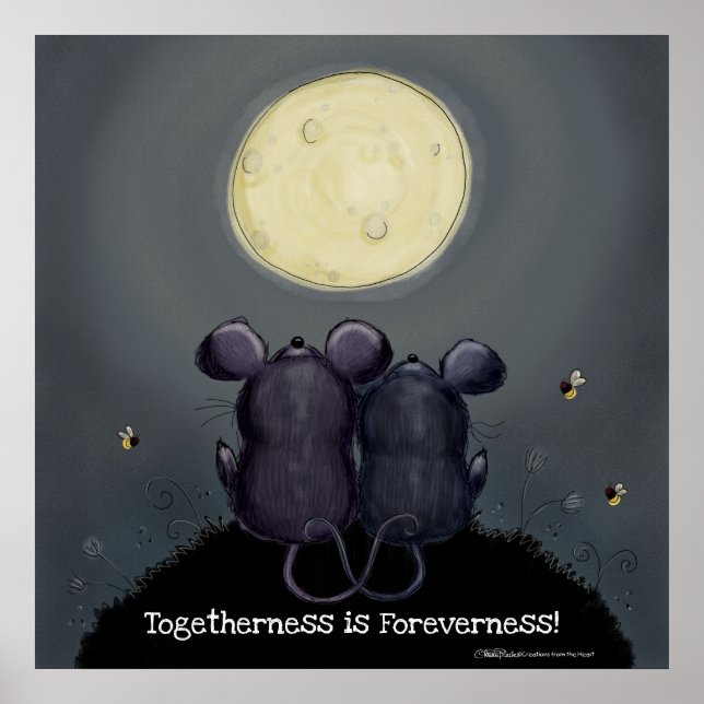 Cheesy Måne Poster (Framsidan)