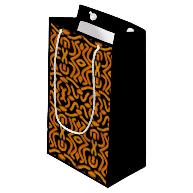 Cheesy Noodle Doodle Art Mirrored Image Pattern (Framsidan Vinklad)