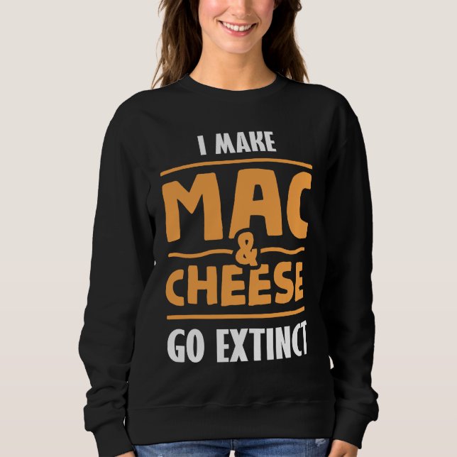 Cheesy Puns Mac N Cheese for a Pasta Maker T Shirt (Framsida)