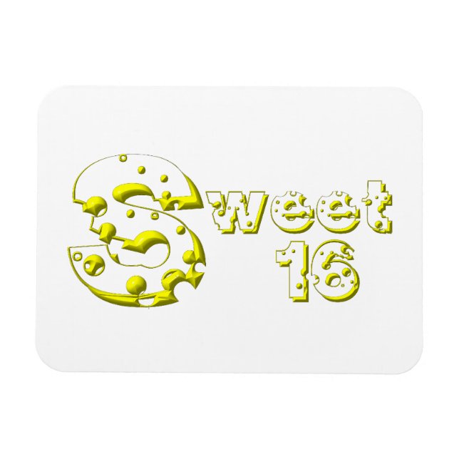 Cheesy Sweet 16 Magnet (Horisontell)