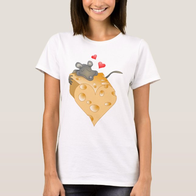 Cheesy Valentine T Shirt (Framsida)