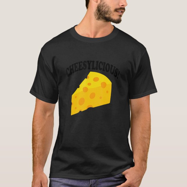 Cheesylicious Cheesemaker Organic Food Cheese T Shirt (Framsida)