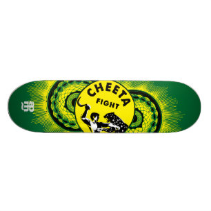 Cheeta slagsmål! mini skateboard bräda 18,7 cm
