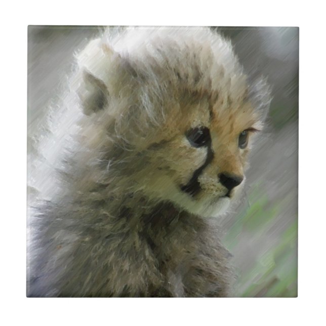 Cheetah 014 kakelplatta (Framsidan)