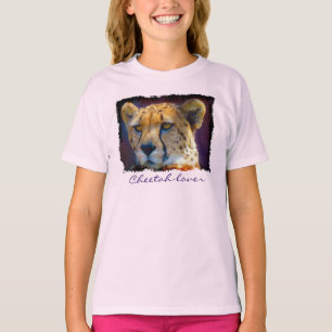 Cheetah African Big Cat Wildlife-älskare Art T-Shi Tee