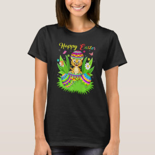 Cheetah Animal Blommigt Påskägg Funny Cheetah Ea T Shirt