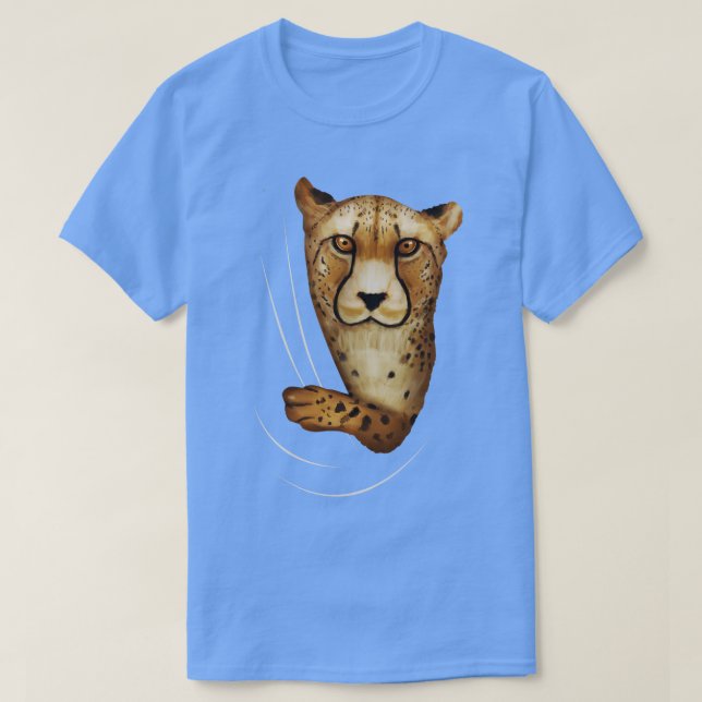 Cheetah Animal kommer inifrån T Shirt (Design framsida)