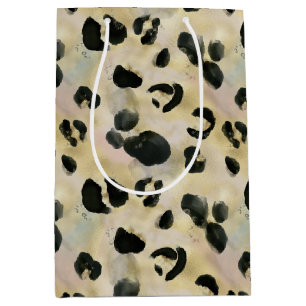 Cheetah Animal Print Black, Guld