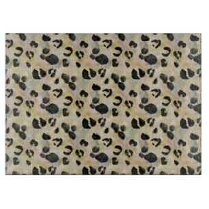 Cheetah Animal Print Black, Guld