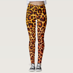 Cheetah Animal Print Leopard Safari Trendig Leggin Leggings