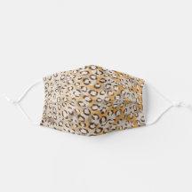 Cheetah Animal print mönster guld och tan