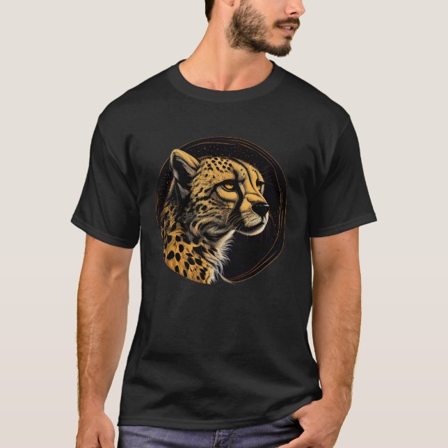 Cheetah Animal  Wildlife Cheetahs  1 T Shirt (Framsida)