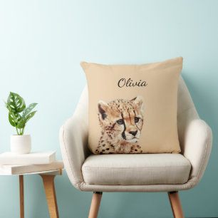 Cheetah Ansikte Personlig Kudde