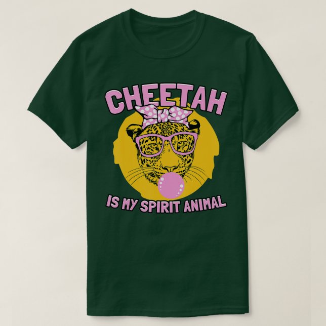 Cheetah är min själ. t shirt (Design framsida)