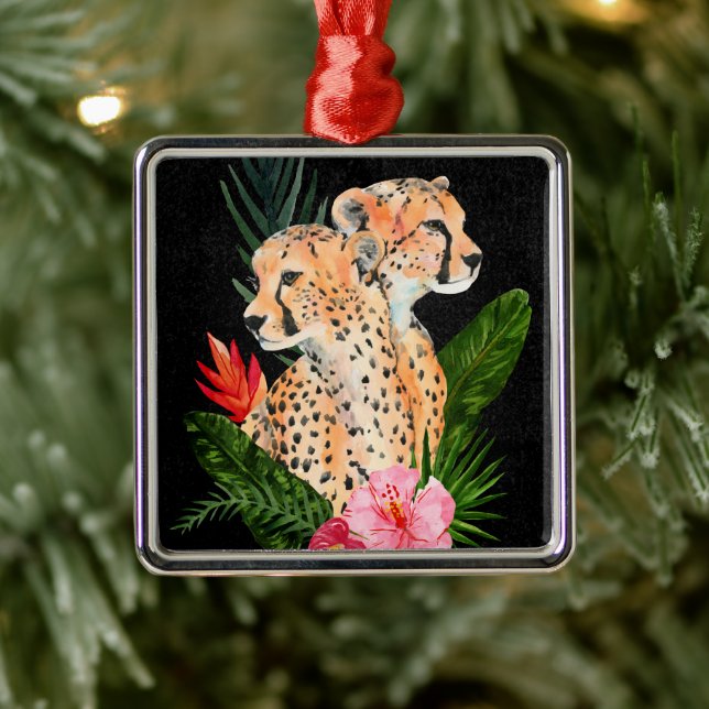 Cheetah Bouquet Julgransprydnad Metall (Träd)