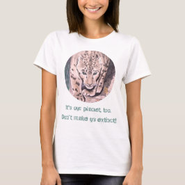 Cheetah "Det är min planet också!" T Shirt