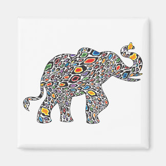 Cheetah-Elephant- Magnet