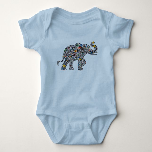 Cheetah Elephant T Shirt (Framsida)