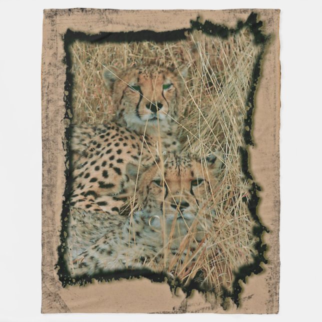 Cheetah Fleecefilt (Framsidan)