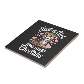 Cheetah Funny Quote  Kakelplatta