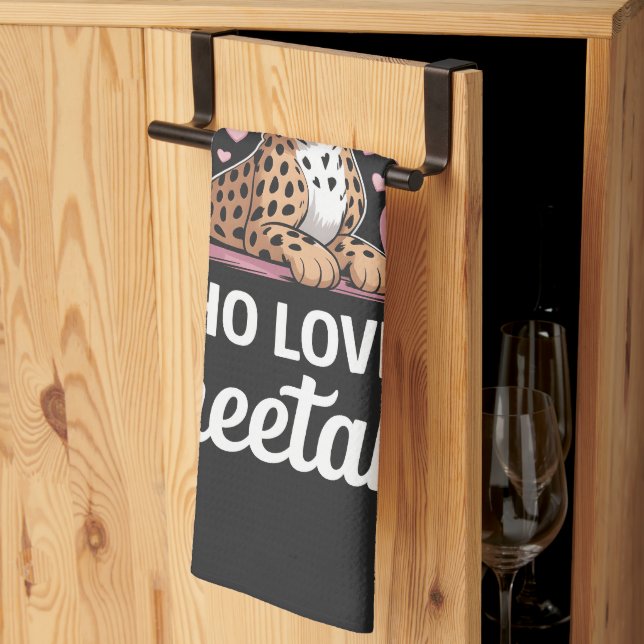 Cheetah Funny Quote  Kökshandduk (Thirds Fold)