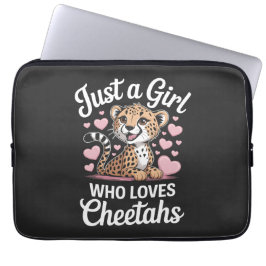 Cheetah Funny Quote  Laptop Fodral