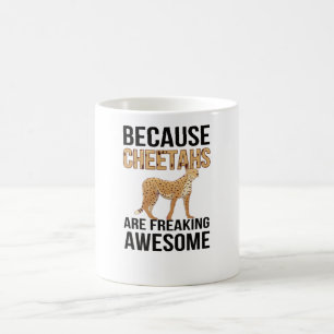 Cheetah Gifts Cheetah Älskare African Savanna Anim Kaffemugg