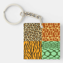 Cheetah, Giraffe, Tiger och Snake