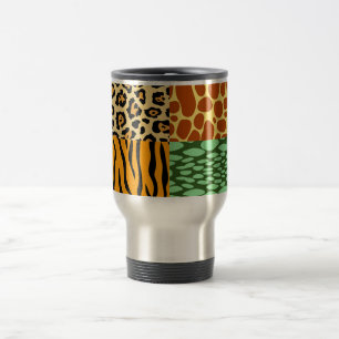 Cheetah, Giraffe, Tiger och Snake Resemugg