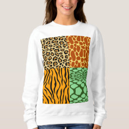 Cheetah, Giraffe, Tiger och Snake T Shirt