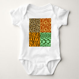 Cheetah, Giraffe, Tiger och Snake T Shirt