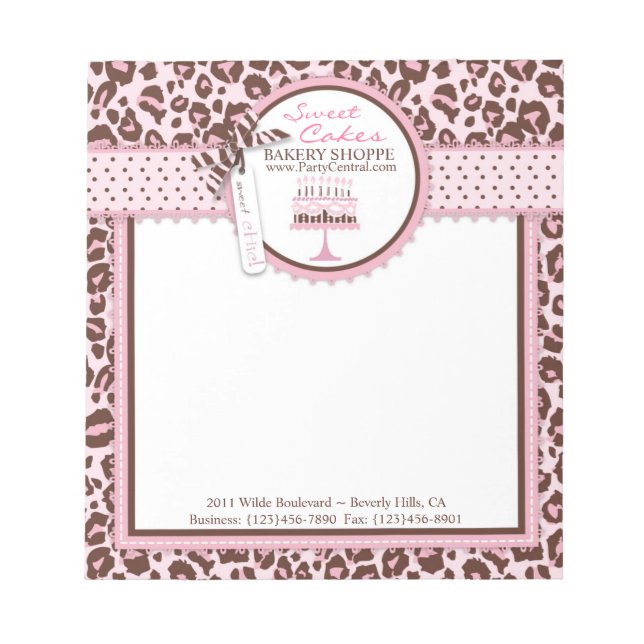 Cheetah Girl Business Mini Anteckningsblock (Framsida)