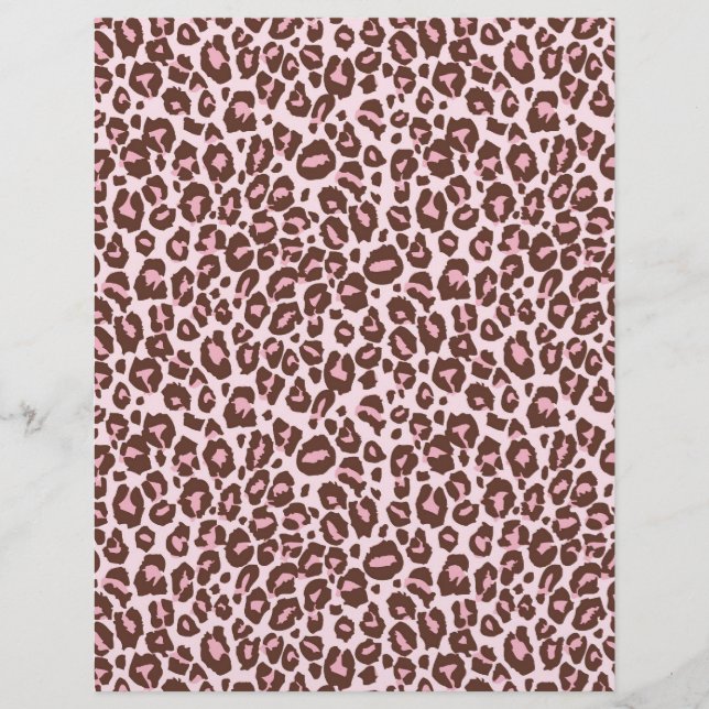 Cheetah Girl Scrapbook Papper Dual-sided CH (Framsida)