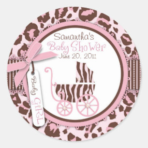 Cheetah Girl Sticker 2 Runt Klistermärke