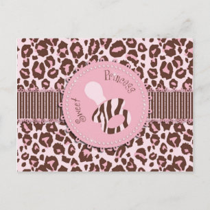 Cheetah Girl vykort Rosa B