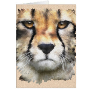 Cheetah Hälsningskort
