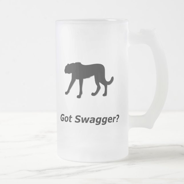Cheetah Har Swagger Frostat Ölglas (Höger)