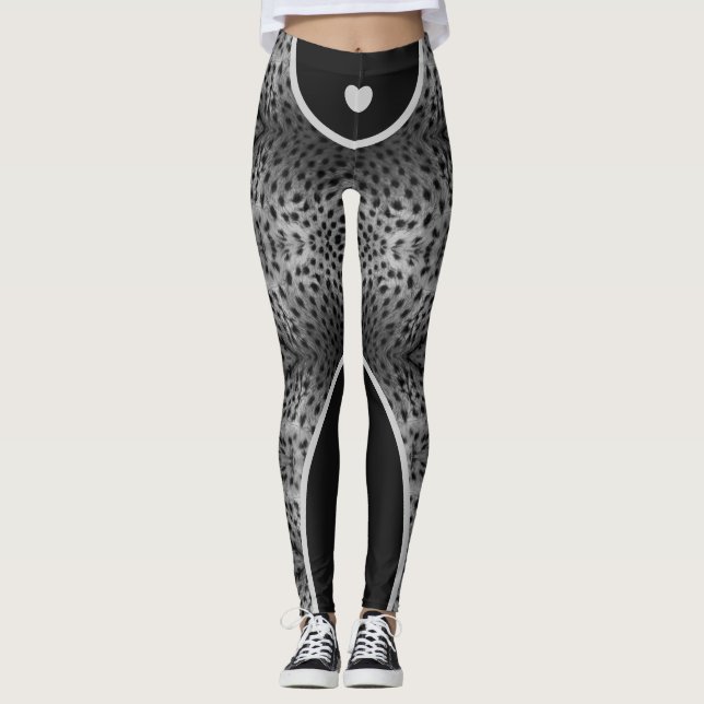 Cheetah Heart dig! Leggings (Framsida)