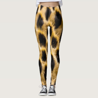 Cheetah. Hudbeningar för kvinnor Leggings