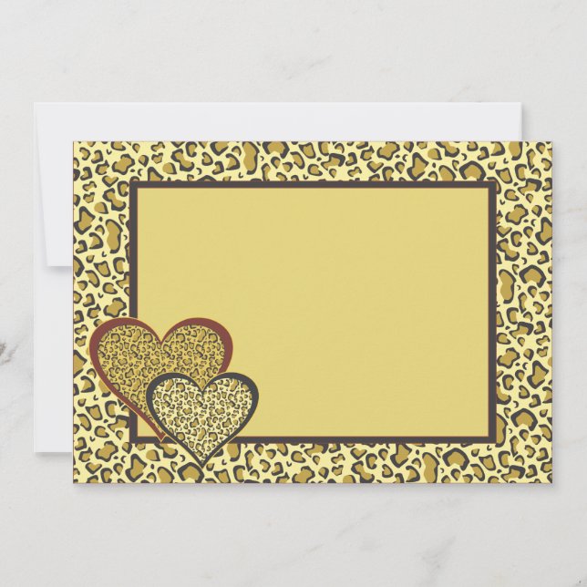 Cheetah-inbjudan Inbjudningar (Framsida)