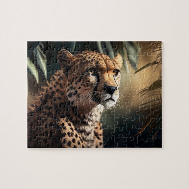 Cheetah Jigszawa Puzzle - Jungle Pussel (Horisontell)
