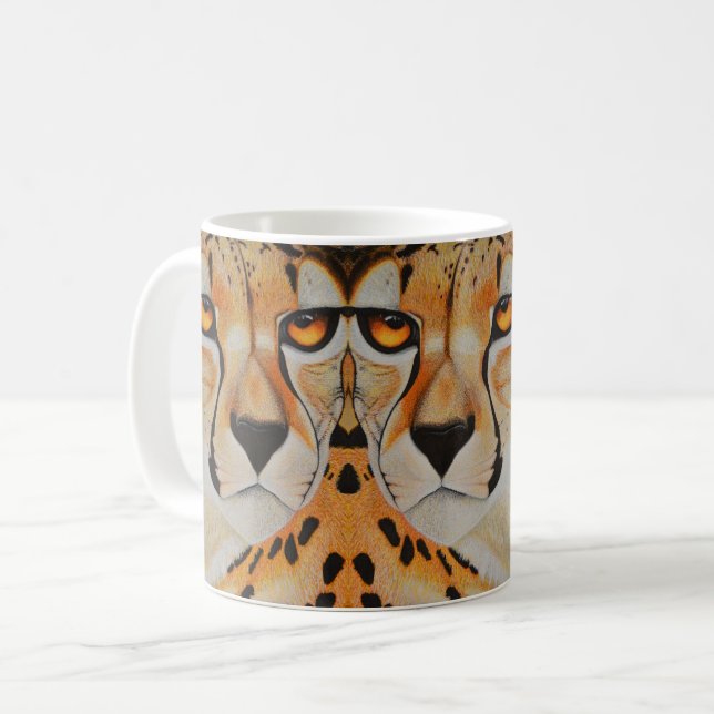Cheetah Kaffemugg (Framsida vänster)